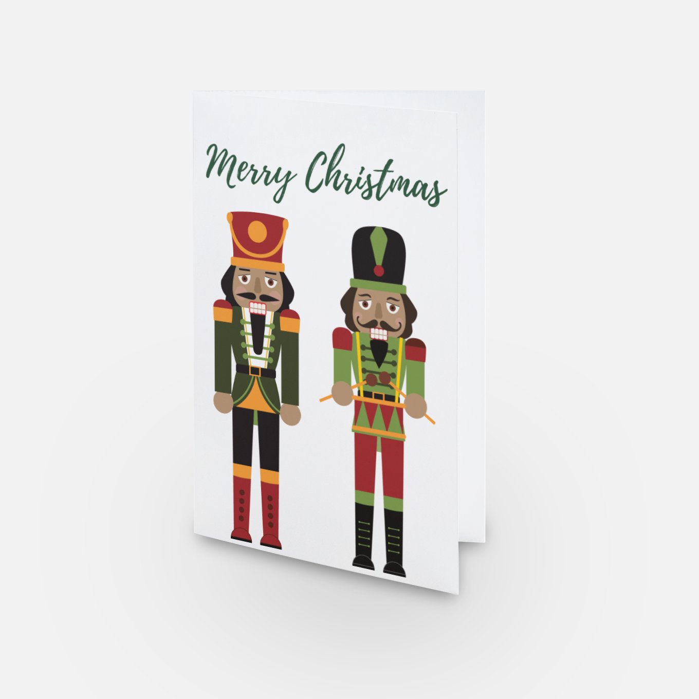 “Christmas Magic” Black Christmas Greeting Card