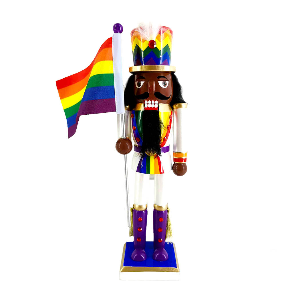 12 Inch, "Lieutenant Love" Black Nutcracker