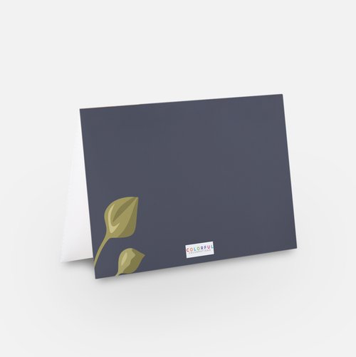 "Blissful Bouquet" Wedding Greeting Card