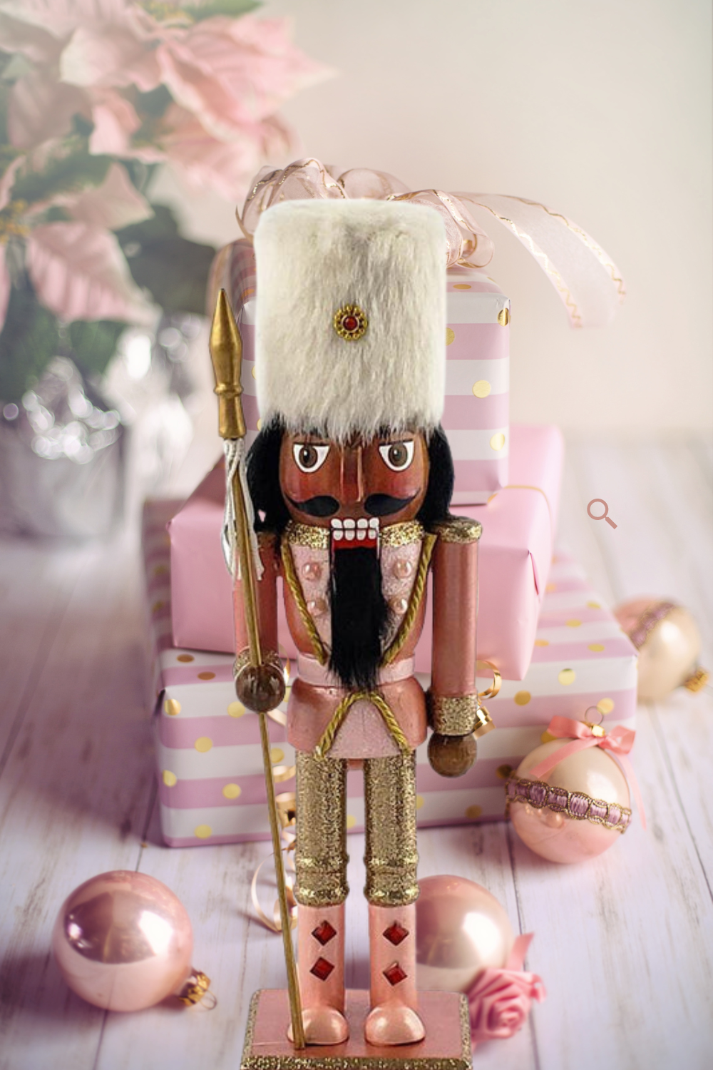 10 inch, “Captain Cupcake" Black Nutcracker