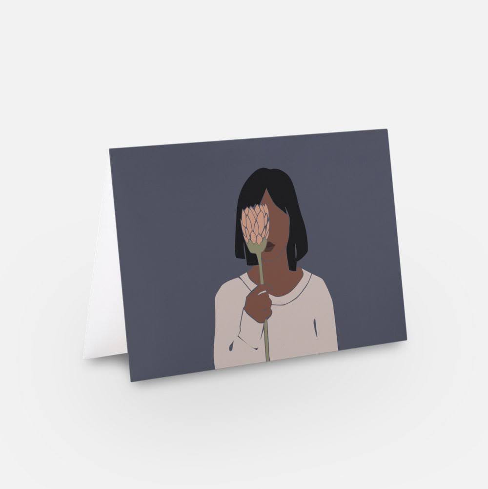 “Make A Wish” Black Birthday Greeting Card