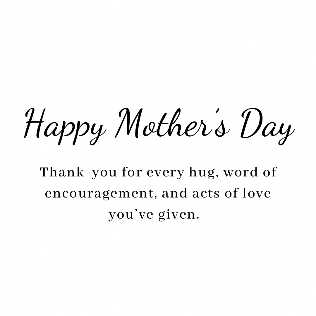 “Thank You Mom” Black Mother’s Day Greeting Card