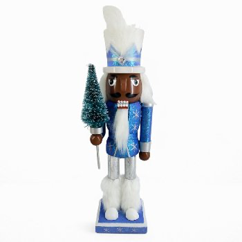 10 inch “Captain Blizzard” Black Nutcracker