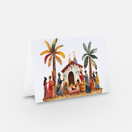 “Black Baby Jesus” Christmas Greeting Card