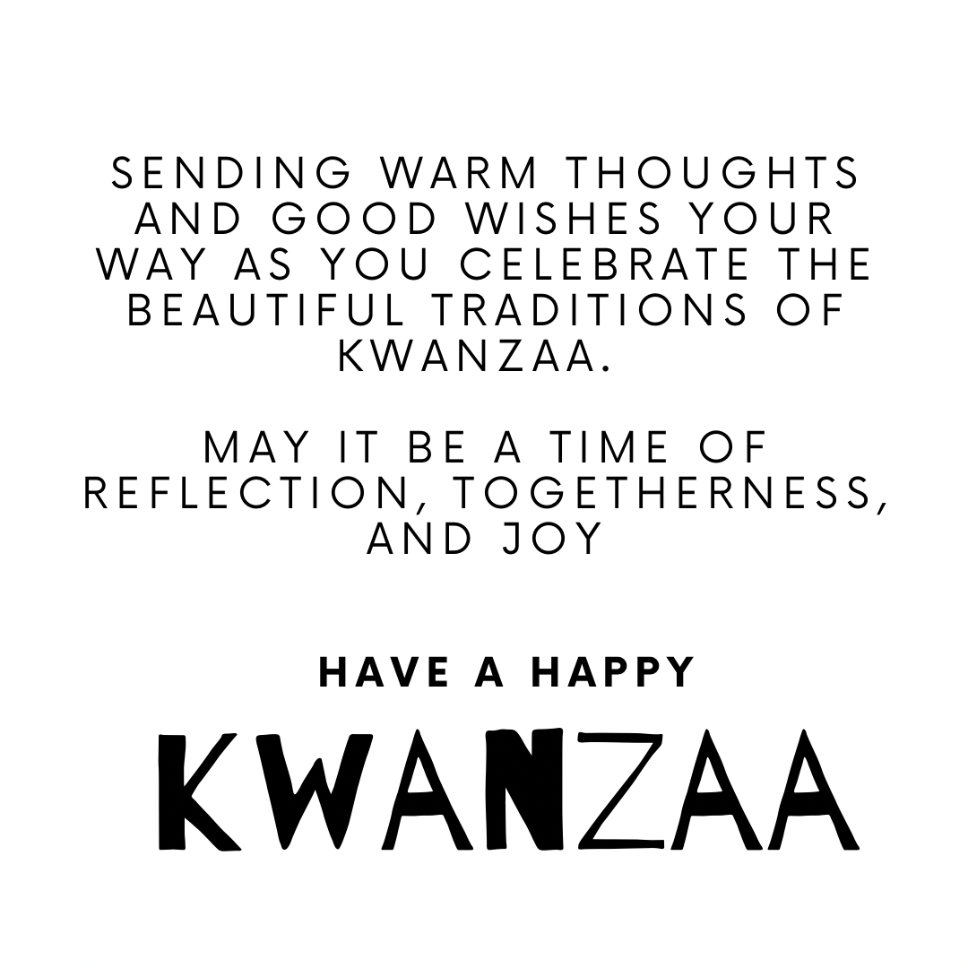 “Kwanzaa Brilliance” Black Greeting Card