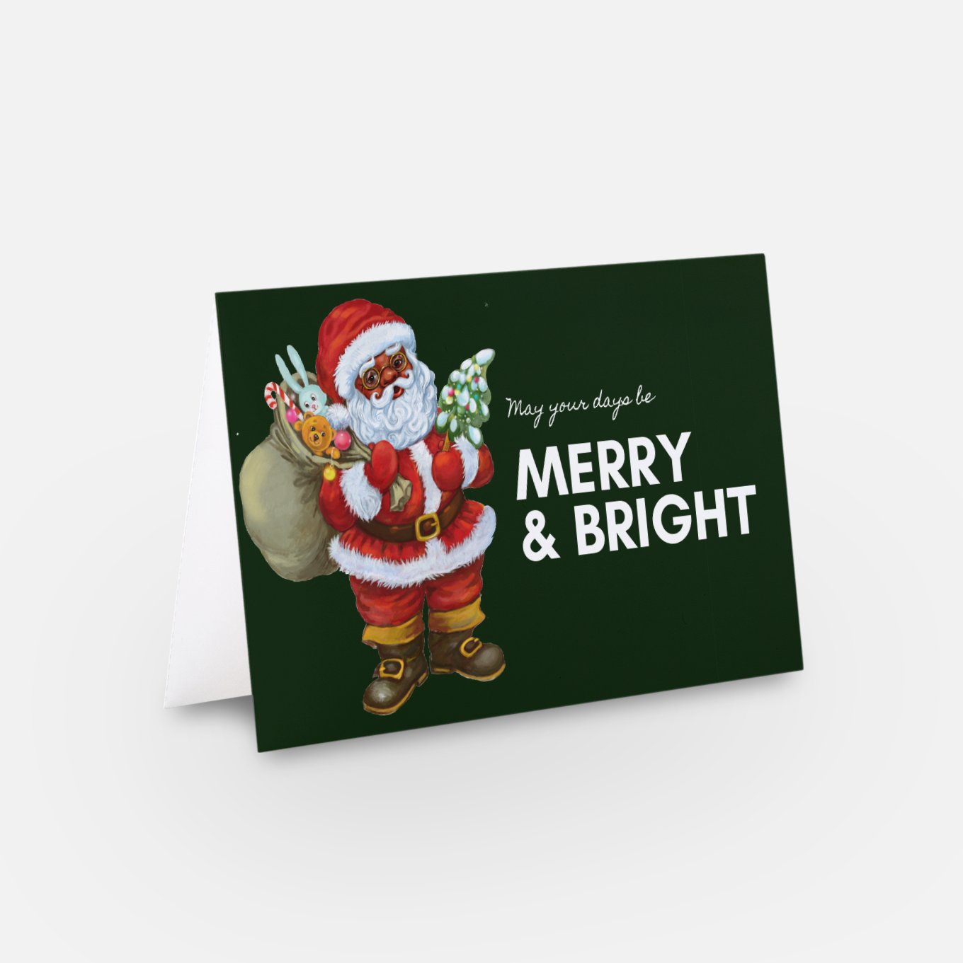 "Santa's Best Gifts" Greeting Card