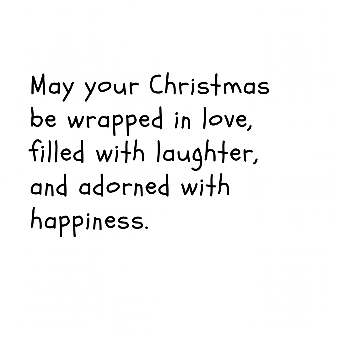 “Holiday Harmonies” Black Christmas Greeting Card