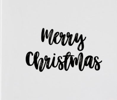 “Sleigh Bells Ring”, Black Christmas Greeting Card