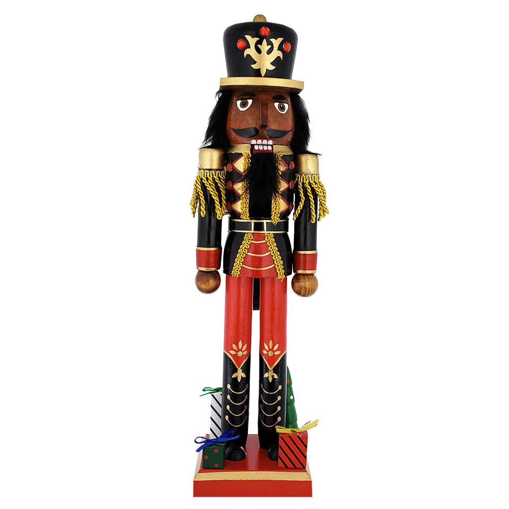 15 Inch, “Lieutenant Gifts" Black Nutcracker