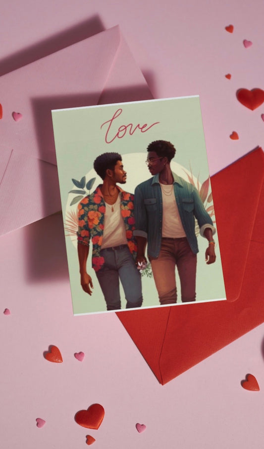 “Perfect Paradise”, LGBTQ2+ Valentine’s Greeting Card