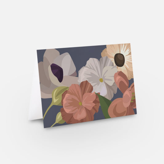 "Blissful Bouquet" Wedding Greeting Card